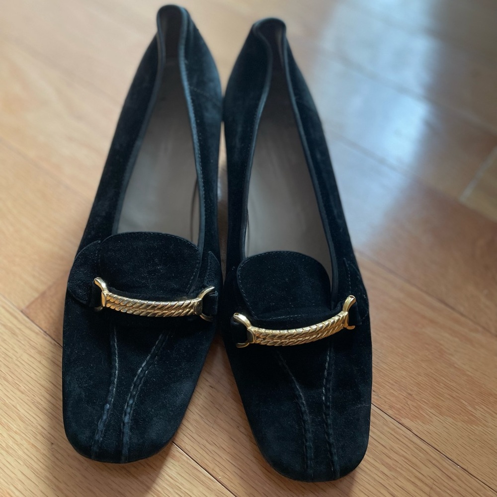 Gucci 80’s suede loafers